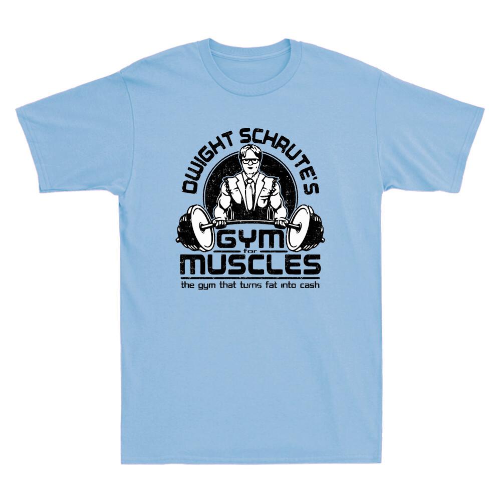Schrute's Gym For Muscles Office Dwight Funny Comedy TV Series Retro Unisex's Shirt