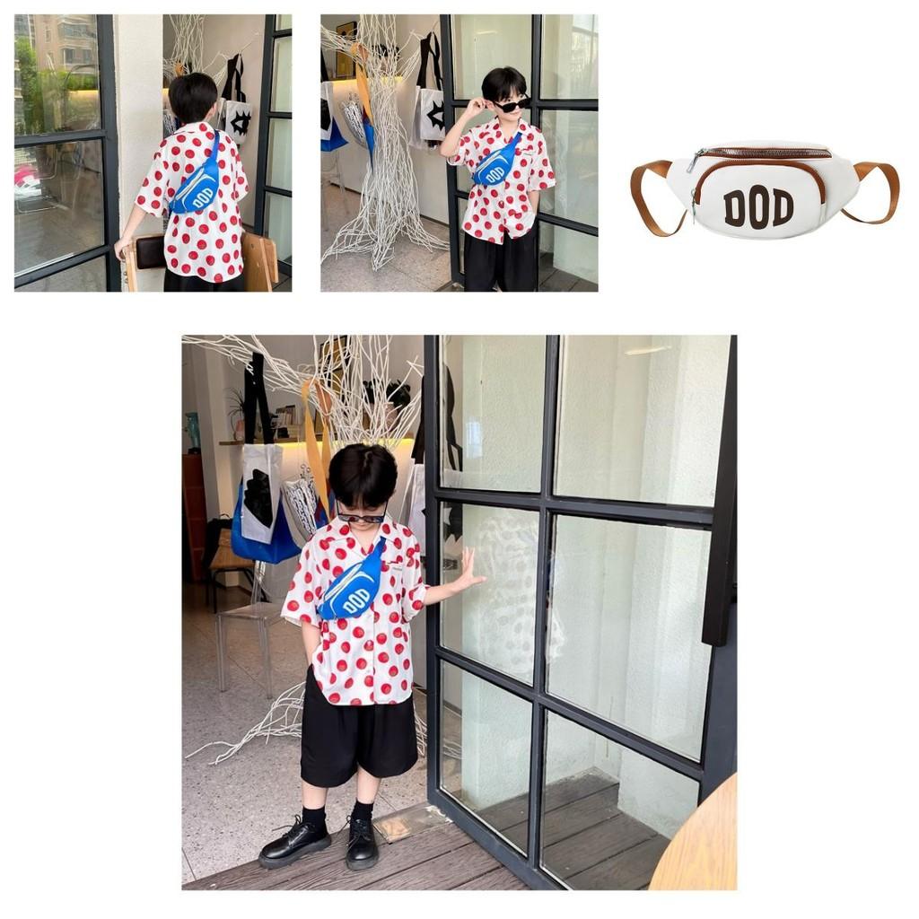 Fashionable Color Blocking Design Letter Printed Children Casual Shoulder Bag For School Use
