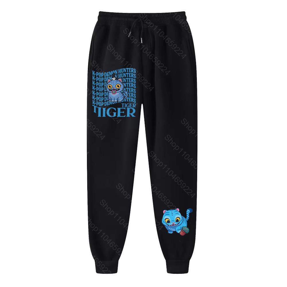 

Kpop Demon Hunter Tiger Pants Harajuku Streetwear Men Women Jogging Sweatpants Print Running Trousers Sport Oversized S