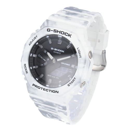 

Casio G-Shock GA-2100 SERIES Men s Analog-Digital Watch with Interchangeable Strap, Camouflage White, GAE-2100GC-7A