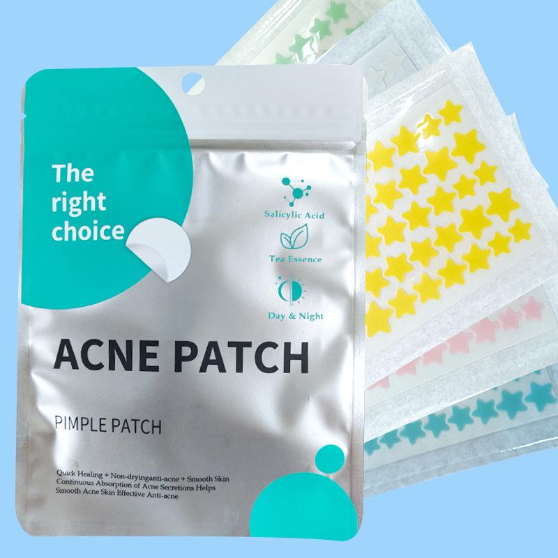 Official Star Acne Patches - 40 Clear, Invisible Hydrocolloid Patches for Pimple Absorption