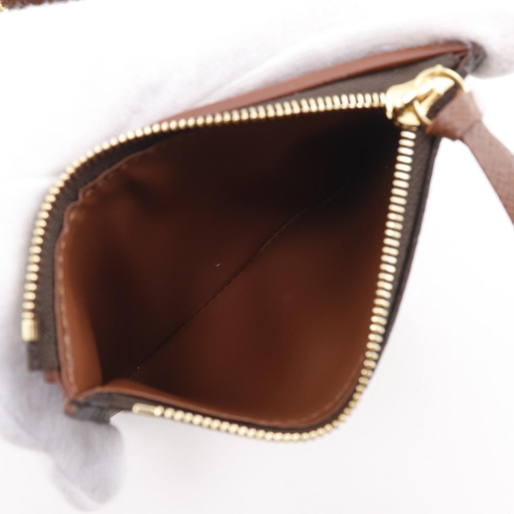 LOUIS VUITTON Portefeiulle Victorine Tri-fold wallet M62472 Brown Monogram canvas unisex Used