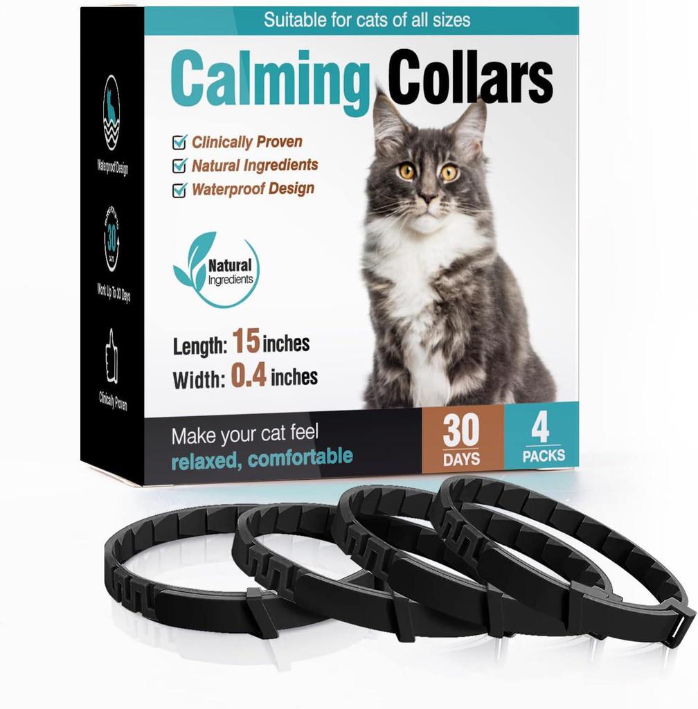 Pet Anxiety Relief Calming Collar for Cats and Dogs