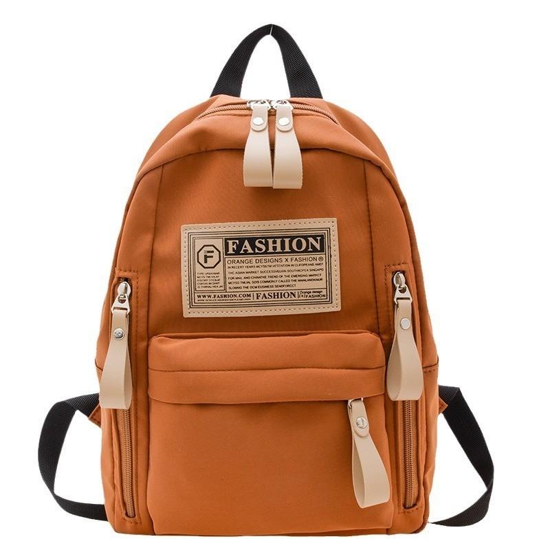 New Kids Backpack Unisex Elementary Students Simple Nylon Lightweight Design