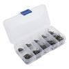 500PCS 10 Sizes Carp Fishing Hooks High Carbon Steel Fly Fishing Hooks  Trout Fishing