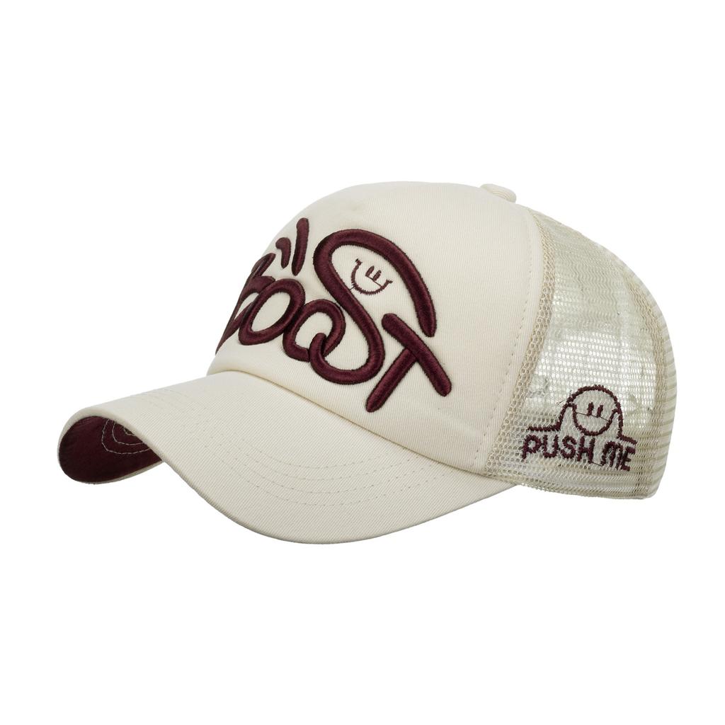OOS Embroidered Baseball Net Cap Cap Outdoor Visor