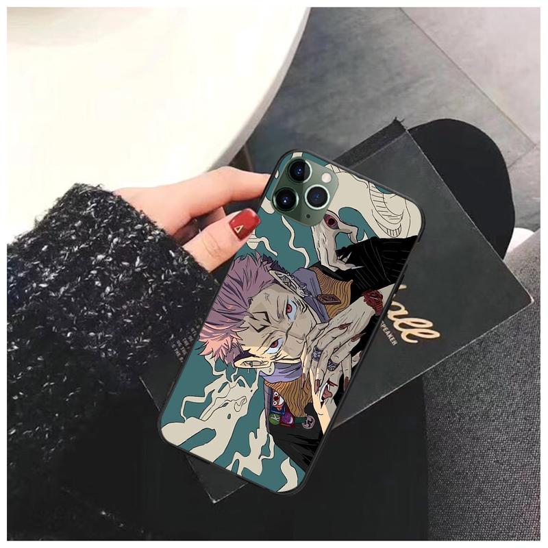 

Чехол для телефона «Аниме дзюдзюцу кайсен Юджи Итадори Сатору Годзё» для iPhone 14 13 12 11 Pro MAX X XS Max XR Mini SE 7 8 Plus Funda Coque iphone 14ProMax