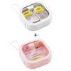 1-Pack Portable Press-Out Multi-Functional Storage Box Creative Desktop Organizer for Pocket Trinkets Stationery Jewelry