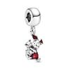 New 925 Silver Miniso  Mouse Castle Hat Princess Pendant For Bracelet DIY Exquisite Jewelry
