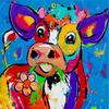5d Diamond Painting Color Cow Chicken Ostrich Butterfly Picture Full Diamond Rhinestone Embroidery