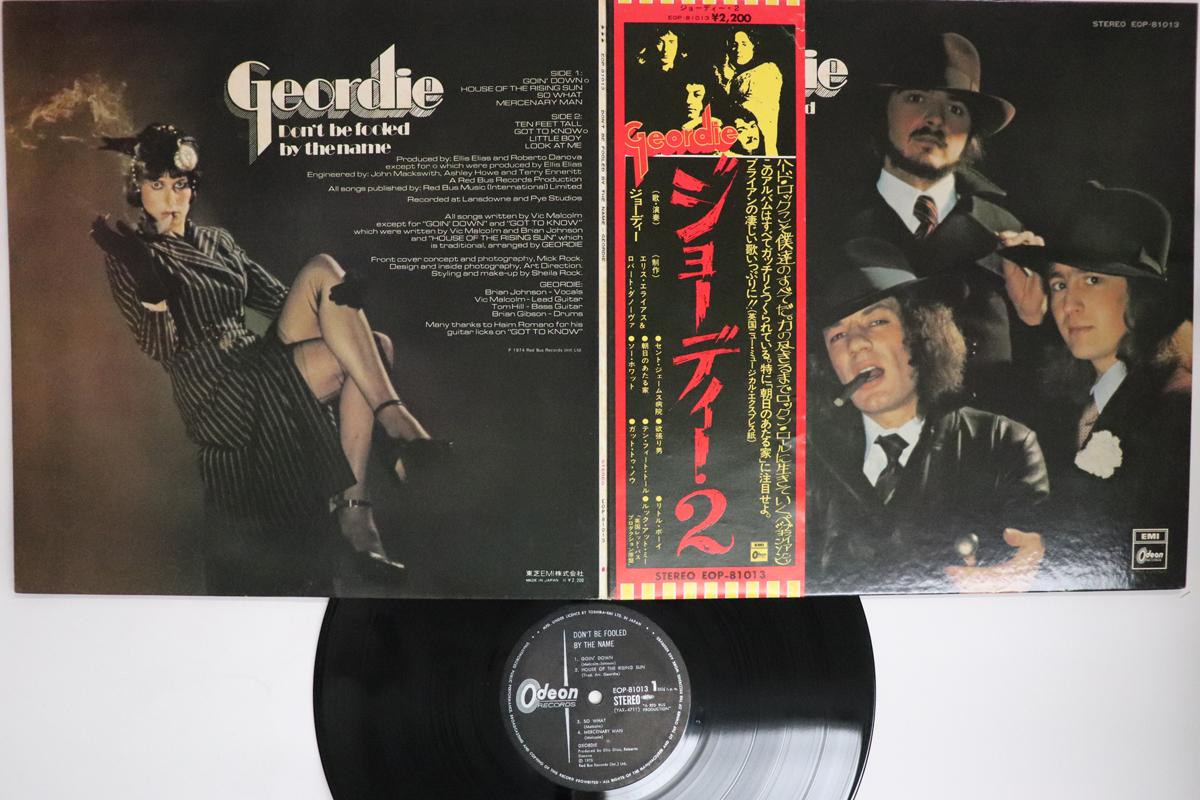 

LP Record GEORDIE Dont Be Fooled By The Name EOP81013 ODEON 1974 Japan Obi Rock Used