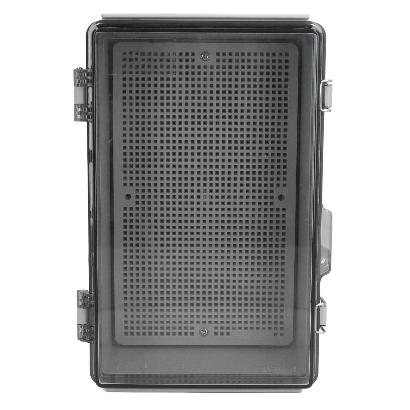 

IP67 Water Proof Plastic Enclosure Junction Box, ABS Material, Stainless Steel, 6.89 .83x4.33in, Grid Mounting Panel, Outdoor Junction Box for Elect