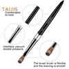 Nail Art Brush Metal Handle Soft Faux Mink Bristles Multifunctional UV Gel Carving Pen Professional Manicure Tool Nail Acrylic Liquid Powder