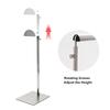 High Quality Stainless Steel Bag Show Shelf Adjustable Gold Silver Metal Display Risers Wallet Holder Stand Tie and scarf Hanger