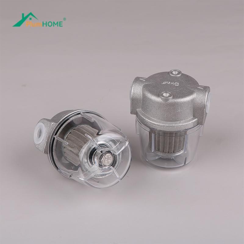 Oil Filter For Oil Burner Transparent P.C. Cup 1/4" 3/8" Small Diesel Fuel Filter For Boiler 25L/H