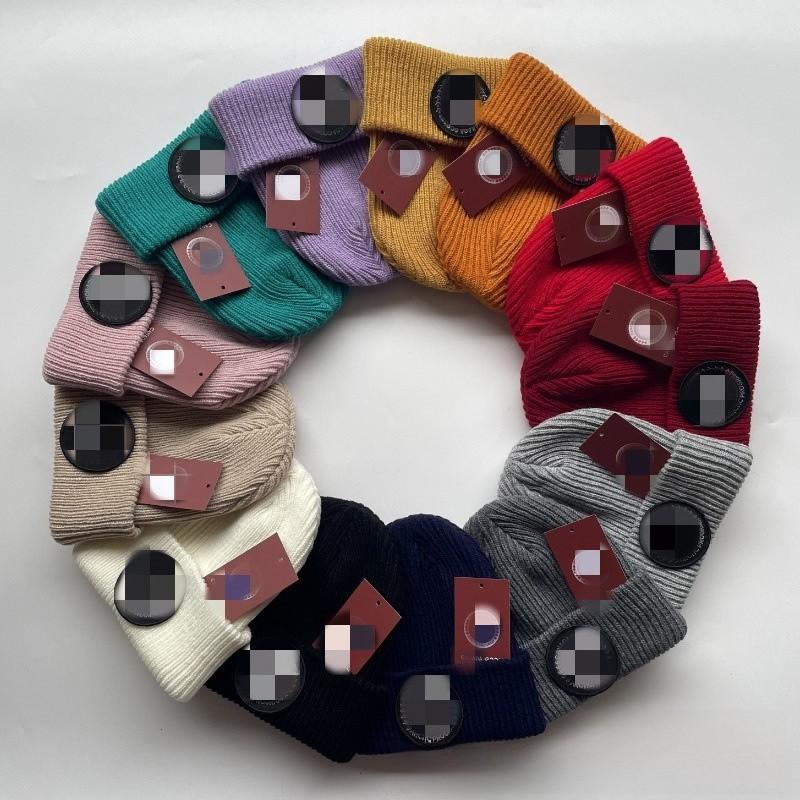 Knitted Winter Hat Outdoor Windproof Cold Proof Fashion Solid Color Hat Warm