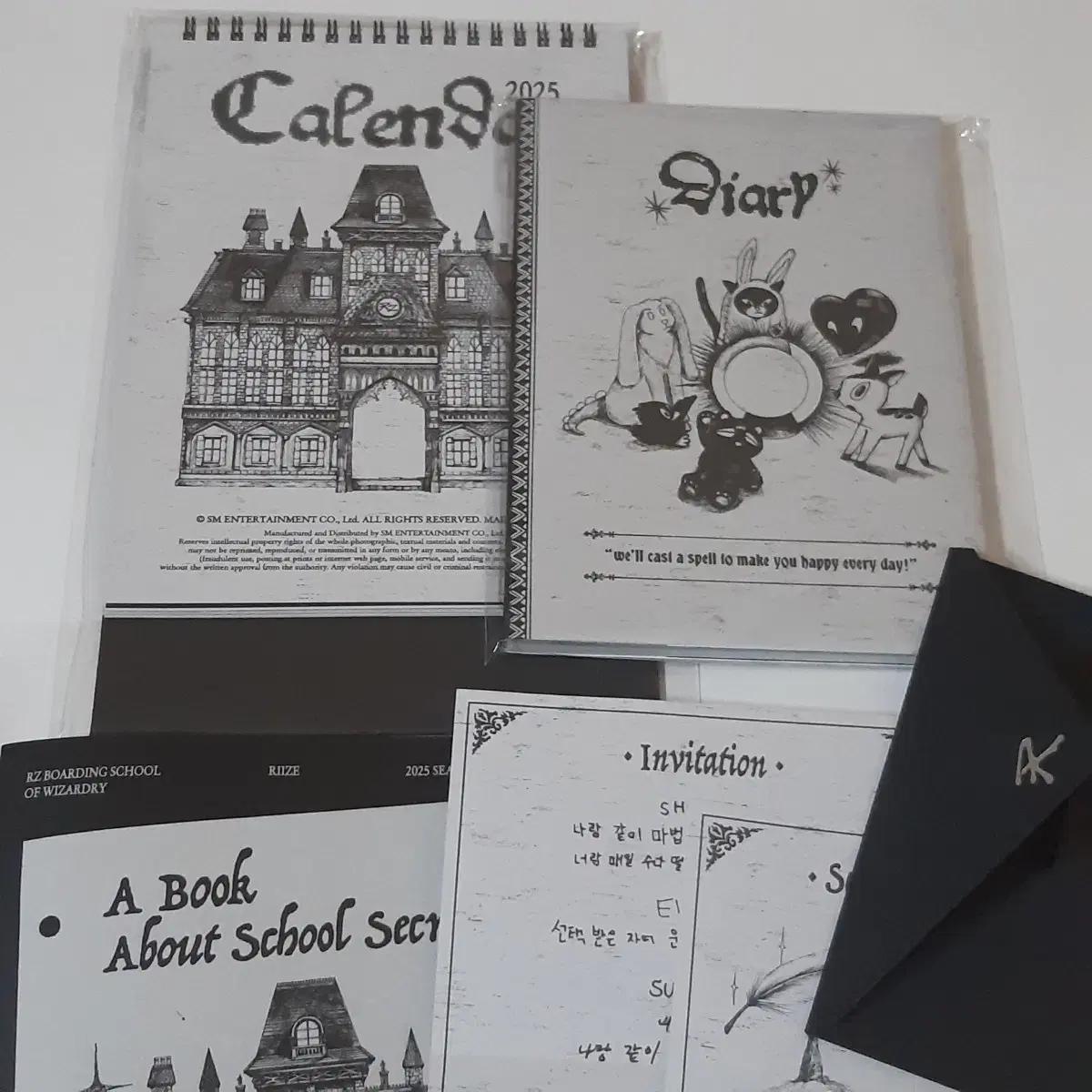 

Riize Season s Greetings Diary Poster Invitation Mini Brochure