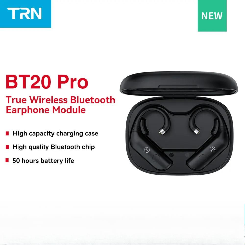 TRN BT20PRO Bezdrátová Bluetooth 5.3 HIFI Sluchátka Modul Upgrade Kabel Vyměnitelný pro Air Pods Conch 0.75 0.78 Mmcx 2pinyqdc
