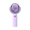 3pcs Portable Handheld Mini Fans with 3 Speed 180° Adjustable USB C Rechargeable for Travel Stylish Indoor Outdoor Eyelash Fan