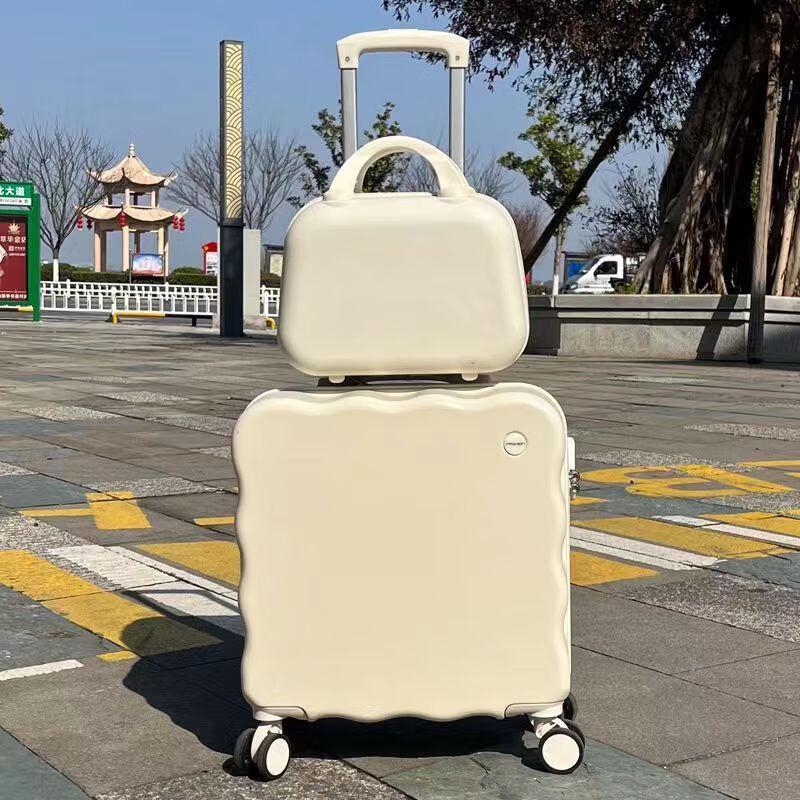 WJ Kids Carry-On Suitcase with Cup Holder 18 inch
