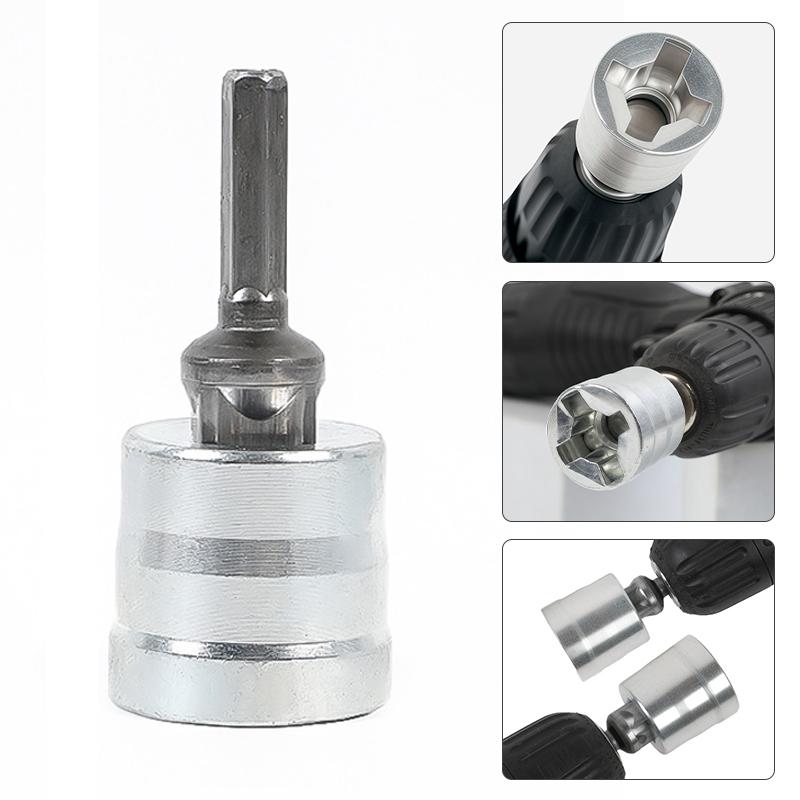 Universal Jack Socket Adapter Effort Saving Portable Quick Release For Hand Drill Accessory