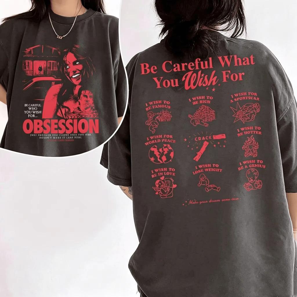 Bester Verkauf Obsession Grafik-T-Shirt Ein Wunsch Weiden-Shirt Horror Halloween Film T-Shirt 2026 Sommer Neu Unisex Unisex