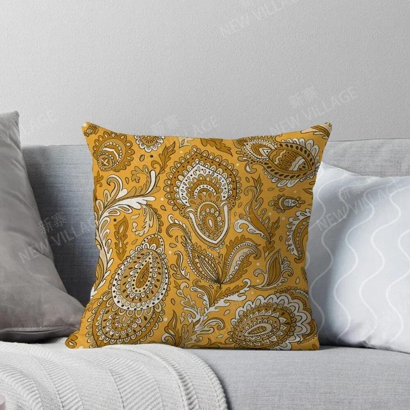 Fall Home Decor Autumn Living Room Throw Pillow Cover Sofa Boho Cushion Cover Morocco