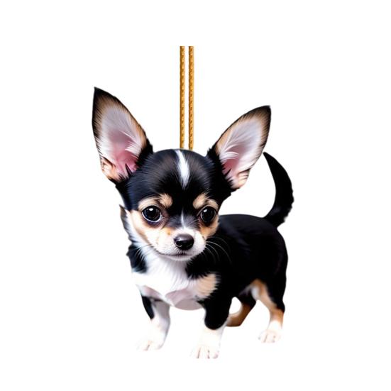 Niedliche Katze Hund Anhänger Auto Rückspiegel Hängende Dekorationen Personalisierter Acryl Charme für Autospiegel Zuhause Festliche Geschenke
