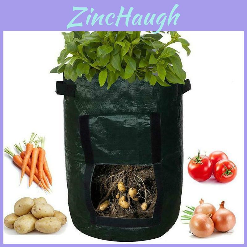 Durable And Reusable Potato Bags For Balcony And Patio Gardening 10 Gallon Capacity