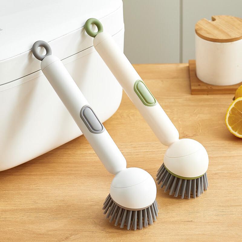 Kapa Bear Long-Handle Soap Dispensing Pot Brush