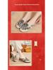 Women's Ethnic Linen Closed-Toe Half Slippers – 2025 New Soft Sole Casual Shoes