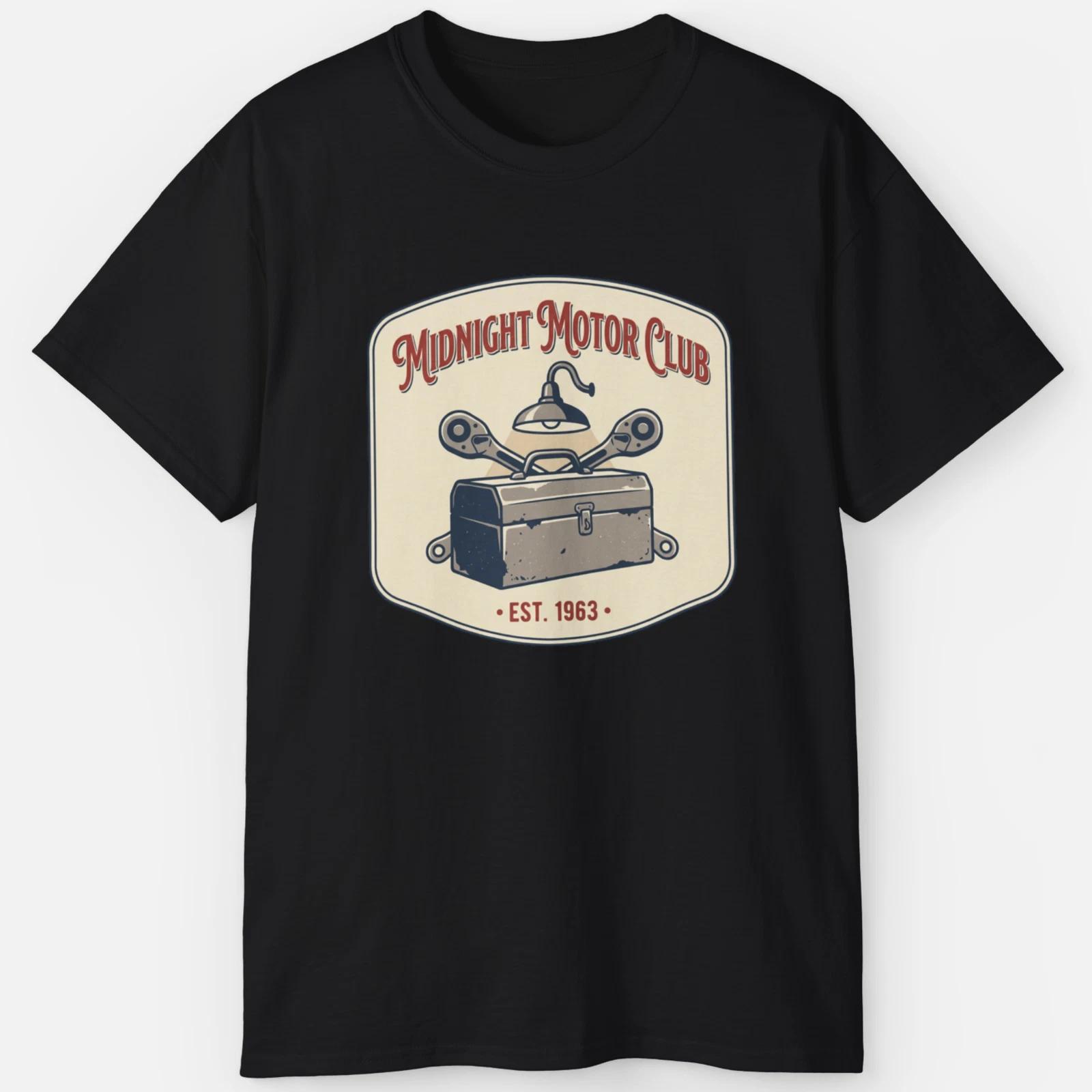 Midnight Motor Club Shirt – Vintage Mechanic Garage Tee 3XL