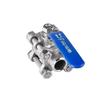 316L Stainless Steel 3-Piece Butt-Welded Ball Valve