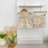 Summer New 0-3Yrs Baby Girls Clothing Suit Children Newborn Korean Style Short Sleeved Cotton Printed T-Shirt+Shorts Set