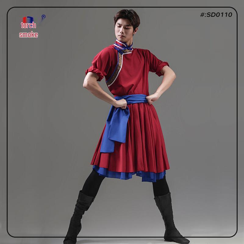 Мужской костюм для монгольского танцевального представления 3XL