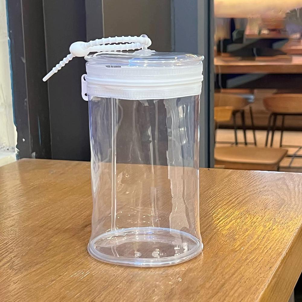 

Сумка для хранения кукол Маленькая банка Сумка для кукол Зимнее хранение кукол Прозрачная Пылезащитная Подвесная сумка Дисплей чистый