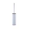Toilet Brush Holder Brushed Nickel Stainles Steel Round Freestanding Bowl Toilet