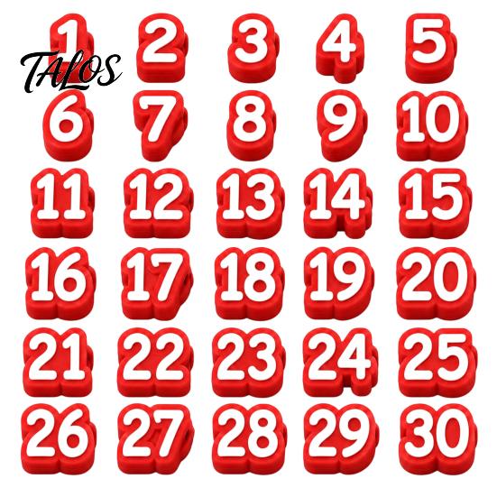 Pencil Identification System 1-20/1-30/1-50 Numbered Toppers, Reusable Classroom Labels Topper for Teachers, Tracking Markers School Organization