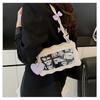 New Small Crossbody Shoulder Bag Transparent Two-dimensional Small Food Allowance Daily Commute Bar Leisure Backpack