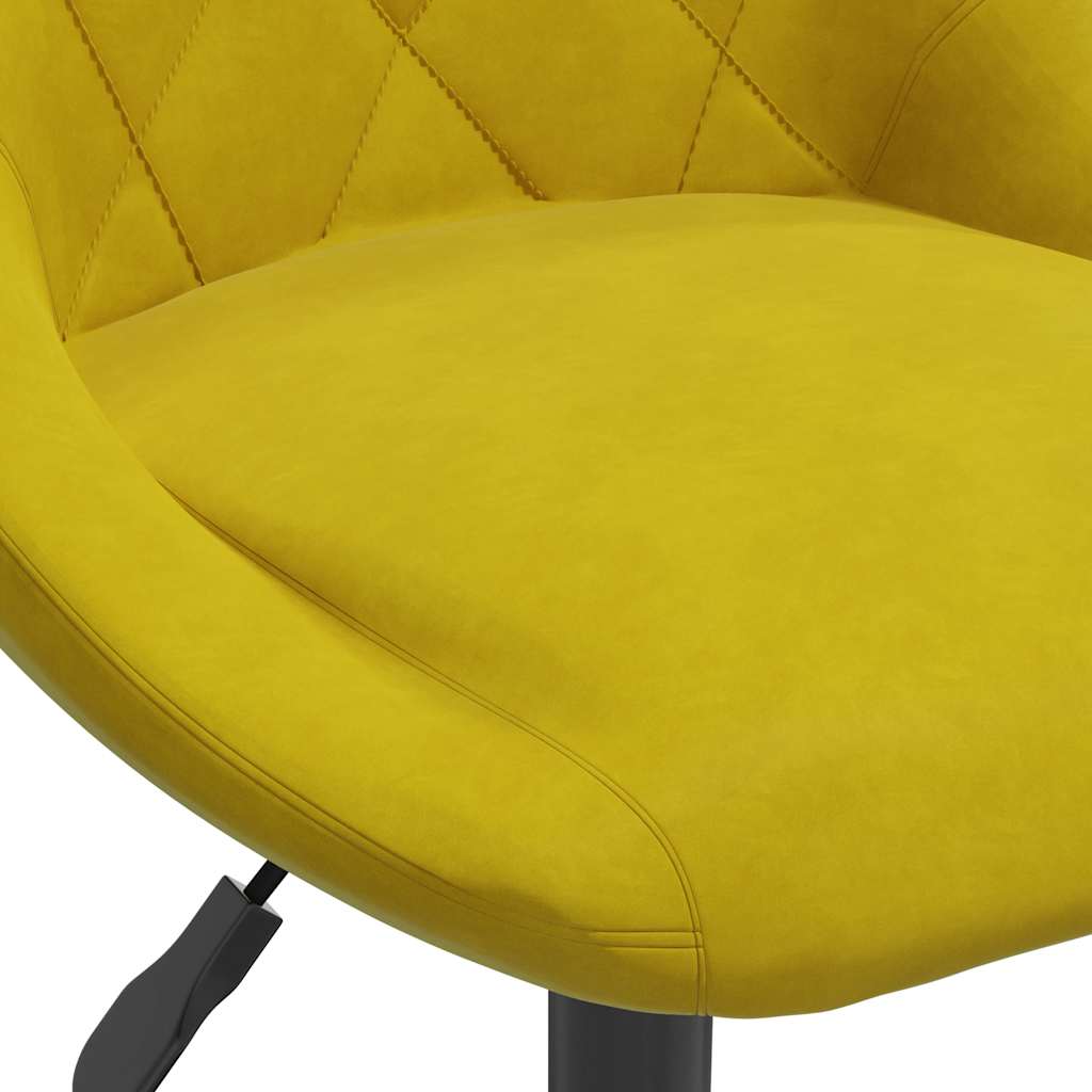 Mustard Yellow Velvet Bar Stool