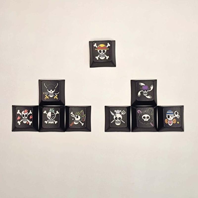 Cartoon PBT Keycap WASD Direction ESC Keys Keycaps Set for Mechanical Keyboard PBT Keycaps 9PCS/Set