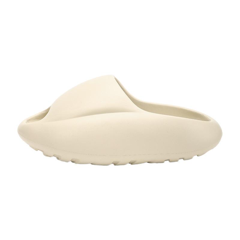 2025 New Muffin Slippers Couple EVA Super Soft Thick Bottom Stepping On Shit Feeling Home Non-slip Casual Drag Q Elastic Beach Shoes