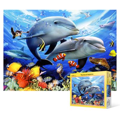 150 Piece Jigsaw Puzzle - Dolphin Odyssey, Popular Korean Puzzle