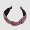 LALA Ethnic Hairband-WINE#