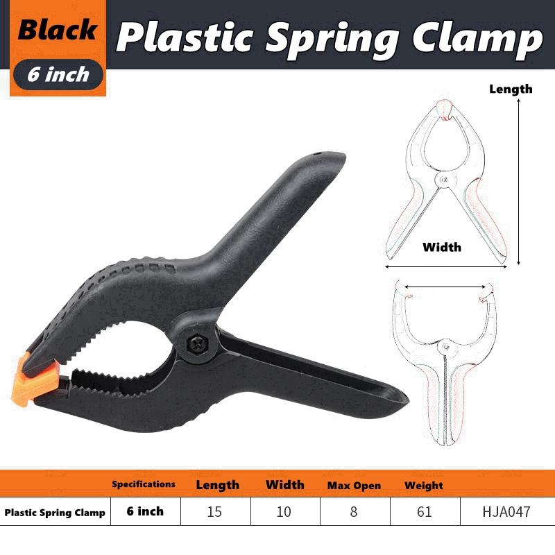 Nylon Spring Clamp Set Plastics Clips for Backdrop, Wood Working, Photography, Craft, Art DIY