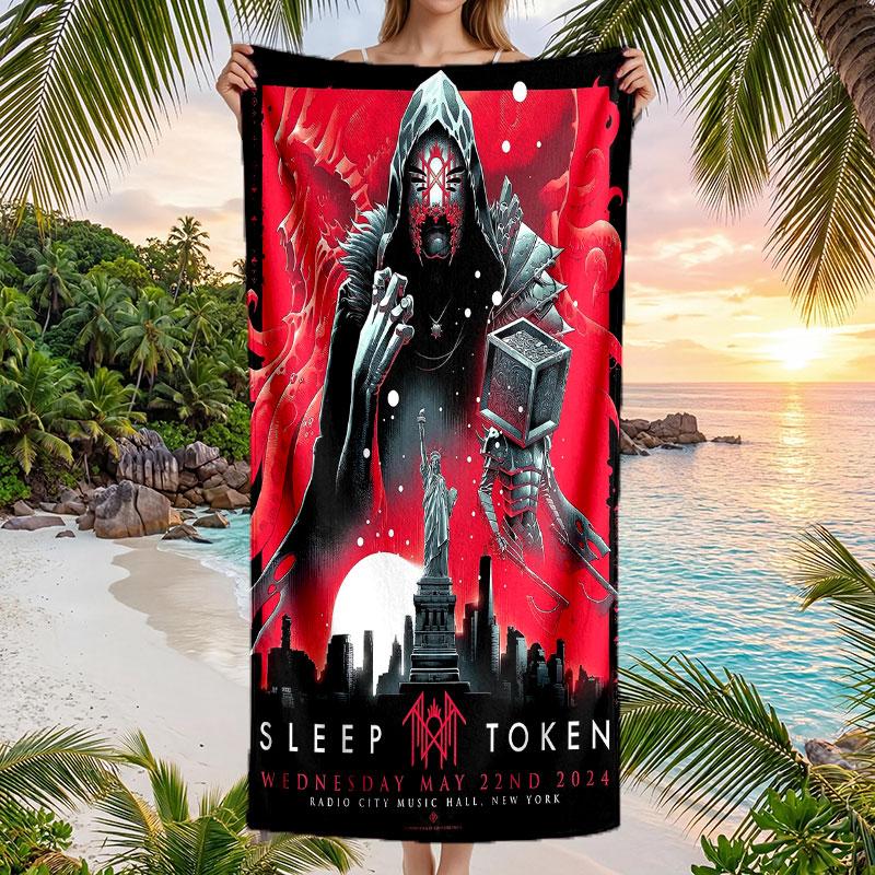 Large Beach Towel Quick Dry Absorbent Towel For Beach IndoorSleep Token