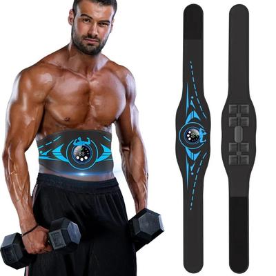 Ceinture de Tonification Abdominale EMS Stimulateur Musculaire Toner ABS USB Amincissement du Corps Modelage Masseur Corporel Perte de Poids Fitness Salle de Sport à Domicile