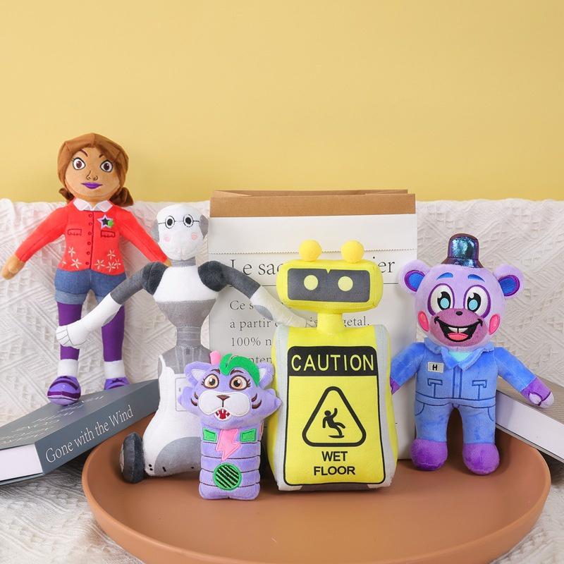 Fnaf Security Breach Ruin Plüschtier Midnight Destruction Serie Weiches Stofftier für Teenager und Erwachsene