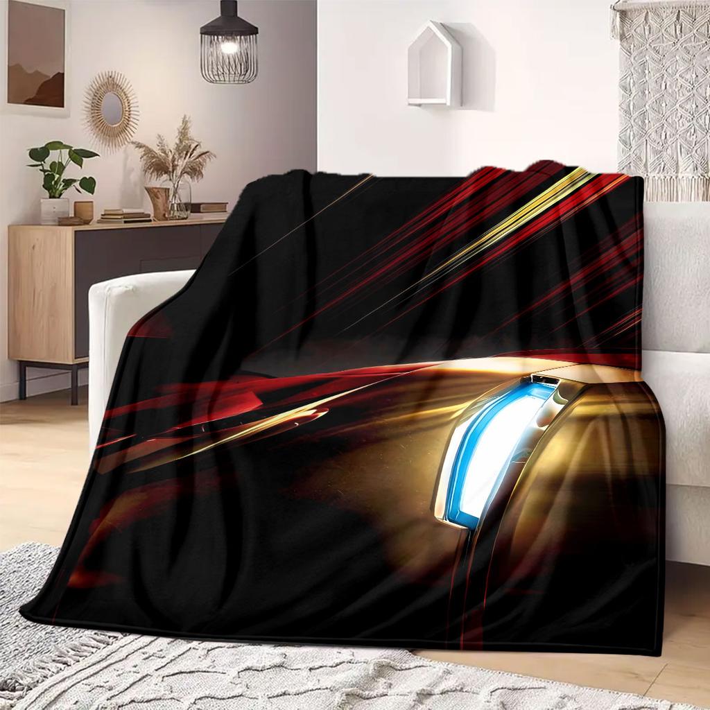 Marvel Cartoon Print for Bedrooms Sofas Beds Chairs Picnics Travel Flannel Blanket Home Decor Great Gift Various Sizes New