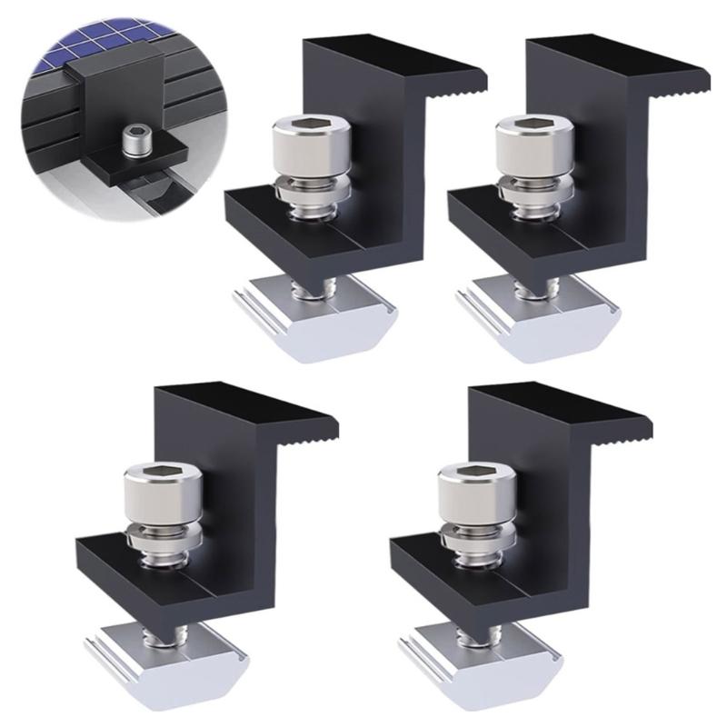Multifunction Solar Panel Fixing set Robusts Aluminum Solar Panel Mounting set for Efficiency Photovoltaic System Setups